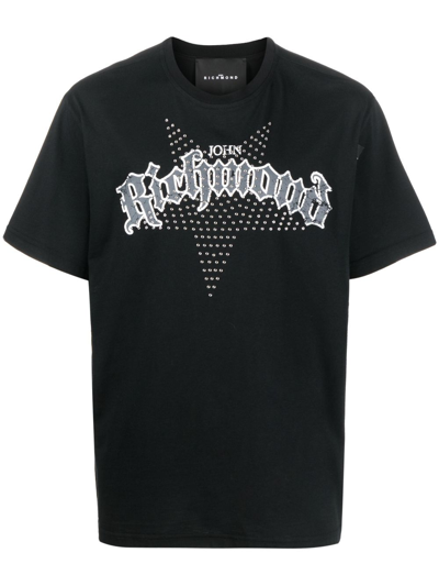 JOHN RICHMOND LOGO-PRINT COTTON T-SHIRT