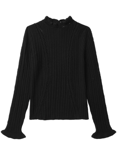 Sea New York Riva Wool Sweater In Black