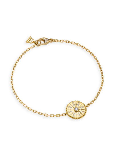Temple St Clair Women's Celestial Orbit 18k Yellow Gold & 0.12 Tcw Diamond Star Charm Bracelet