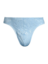 Cosabella Men's Never Classic Lace G-string In Aasmani Blue