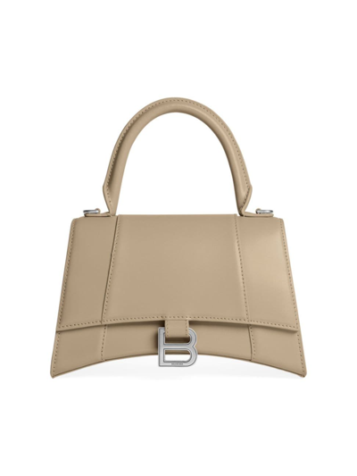 Balenciaga Women's Hourglass Small Handbag In Warm_beige