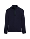 Bugatchi Quarter-zip Knit Sweater In Navy