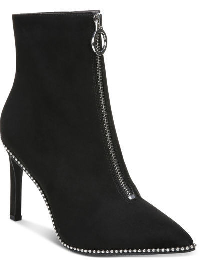 Bar Iii Bridget Womens Stiletto Pointed Toe Ankle Boots In Black