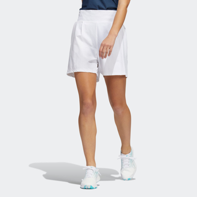 Adidas Originals Women's Adidas Go-to Pleated Shorts In White