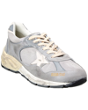 Golden Goose Grey Leather Sneakers In Grey
