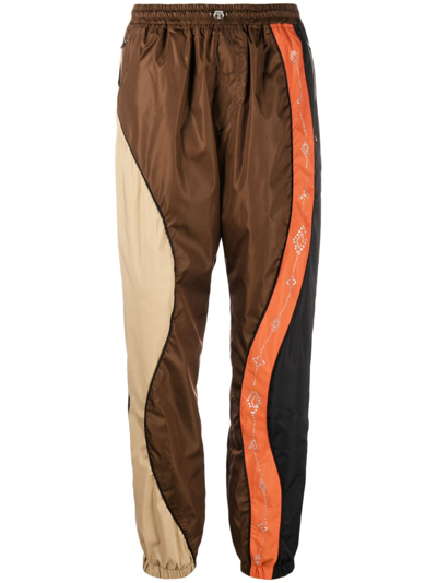 Ahluwalia Idi Track Trousers In Brown