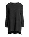 Neirami Woman Sweater Steel Grey Size L Acrylic, Cotton, Elastane