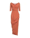 Chiara Boni La Petite Robe Woman Maxi Dress Rust Size 8 Polyamide, Elastane In Red