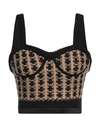 Red Valentino Sweetheart-neck Knit Bralette In Beige