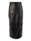 Alexander Mcqueen Alexander Mc Queen Midi Skirt In Black