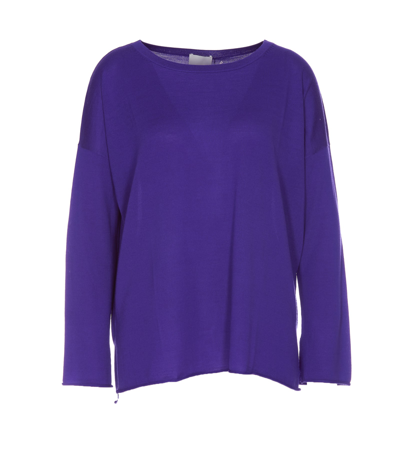 Allude Sweater In Purple