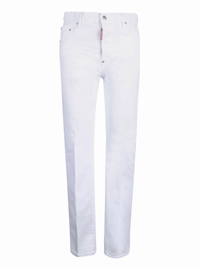 Dsquared2 White 642 Trousers