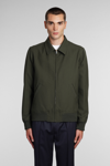 APC SUTHERLAND CASUAL JACKET IN GREEN COTTON