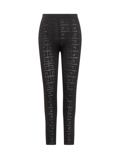 Givenchy 4g Jacquard Leggings In Black