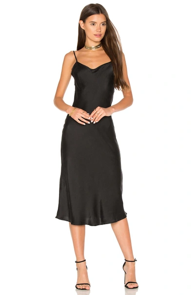 Flannel Australia Essential Slip Dress In Black