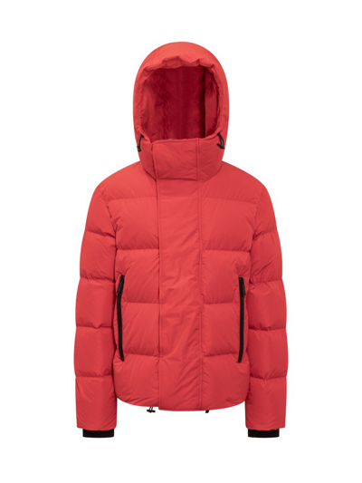 Dsquared2 Funnel-neck Hooded Puffer Jacket In Red