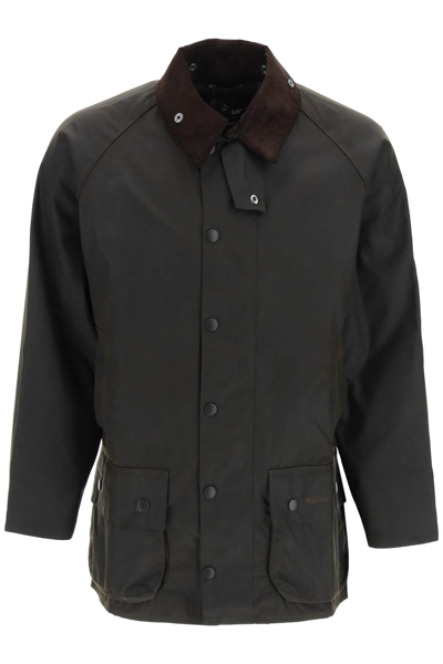 Barbour Beaufort Wax Cotton Jacket In Brown