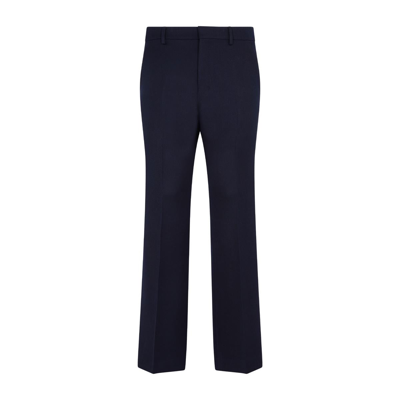 Ami Alexandre Mattiussi Flare Fit Trousers Pants In Blue