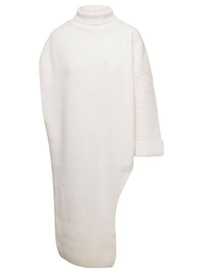 Fabiana Filippi Asymmetric Knit Pull In White