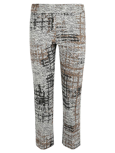 Avenue Montaigne Cotton Blend Trousers In Multicolor