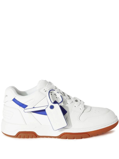 Off-white Out Of Office "ooo" Low-top Sneakers In Blue