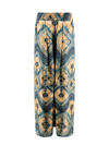 Ulla Johnson Clemence Silk Wide-leg Pants In Multicolor