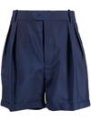 BALLY PLEATED TWILL TAILORED SHORTS