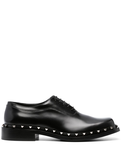 Valentino Garavani Rockstud Derby In Black