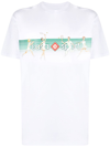 Casablanca White Playful Stripes T-shirt In White