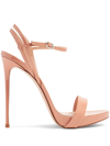 LE SILLA GWEN 120MM PATENT-FINISH SANDALS