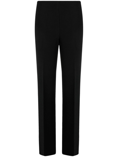 P.a.r.o.s.h Mid-rise Palazzo Pant In Black