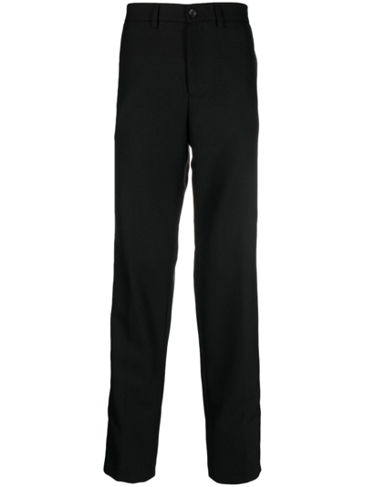 Winnie Ny Slim-cut Mid-rise Trousers In Black