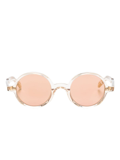 Retrosuperfuture Granny Chic Round-frame Sunglasses In Gold