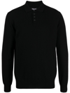 GIORGIO ARMANI POLO-COLLAR CASHMERE JUMPER