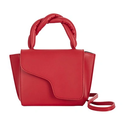 Atp Atelier Montalbano Leather/nappa Mini Handbag In Salsa