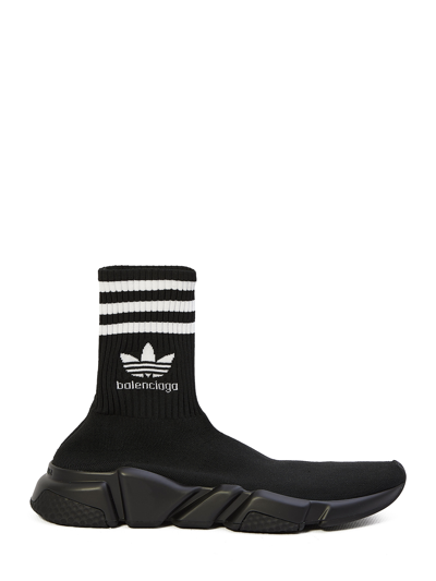 Balenciaga Adidas Speed Lt运动鞋 In Black