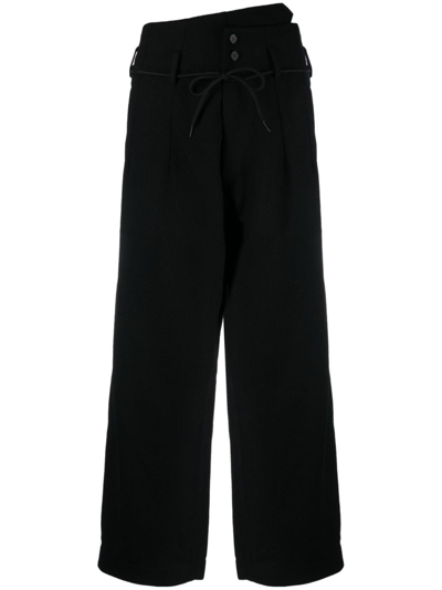 Y-3 Loose Leg Pants In Black