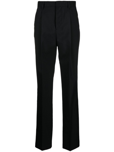 Zadig & Voltaire High-waist Straight-leg Trousers In Black