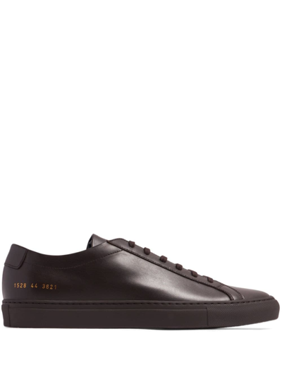 Common Projects Achilles Leather Trainer In Black