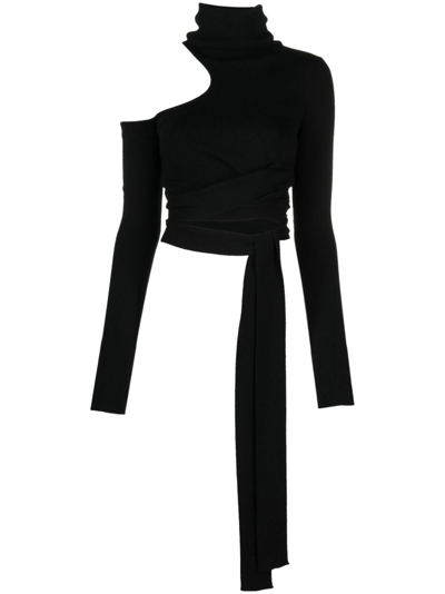 Gauge81 Buena Cut-out Merino Jumper In Black