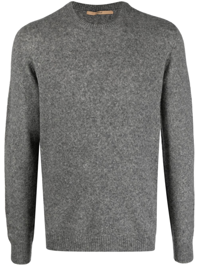 Nuur Crew-neck Long-sleeve Jumper In Gray