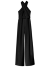 A.l.c Murphy High-neck Wide-leg Jumpsuit In Black