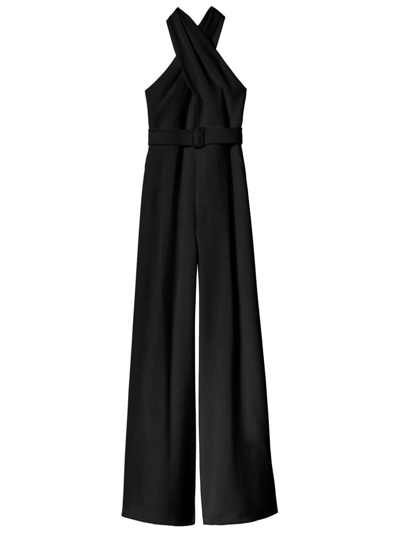 A.l.c Murphy High-neck Wide-leg Jumpsuit In Black