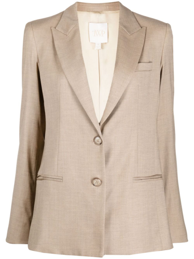Twp Single-breasted Blazer In Neutrals