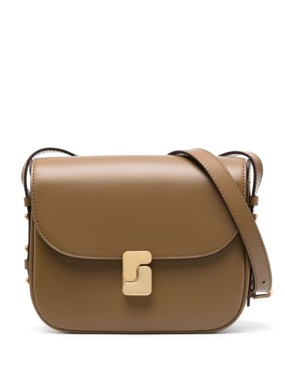 Soeur Bellissima Leather Crossbody Bag In Brown