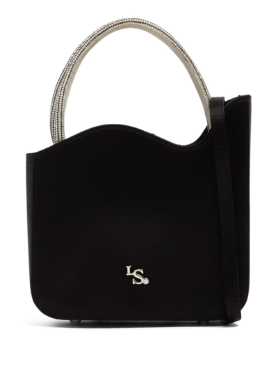 Le Silla Handbag Ivy Mini Bag Satin In Black
