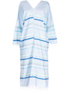 LEMLEM RUKI STRIPE-PRINT DRESS