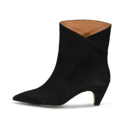 Shoe The Bear Black Suede Paula Boots