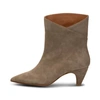 SHOE THE BEAR TAUPE SUEDE PAULA BOOTS