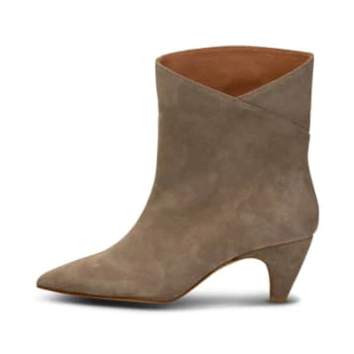 Shoe The Bear Taupe Suede Paula Boots